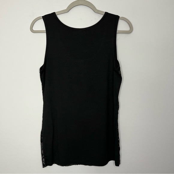 Women’s Calvin Klein black snakeskin sequin sleeveless blouse size small S - Picture 4 of 4